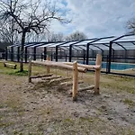 19 Cosy Bord De Lac, Dans Domaine Avec Piscine Couverte Accueil 4 Voyageurs Loumaelou Labouheyre