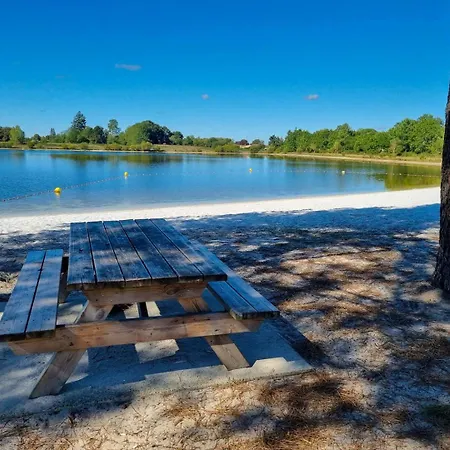 19 Cosy Bord De Lac, Dans Domaine Avec Piscine Couverte Accueil 4 Voyageurs Loumaelou *