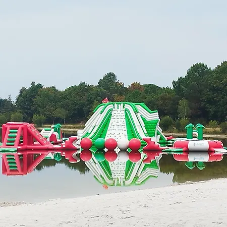 19 Cosy Bord De Lac, Dans Domaine Avec Piscine Couverte Accueil 4 Voyageurs Loumaelou Labouheyre